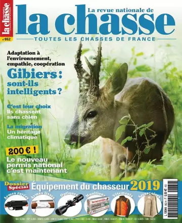 La Revue Nationale De La Chasse N°862 – Juillet 2019