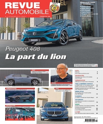 Revue Automobile N°17 Du 27 Avril 2023