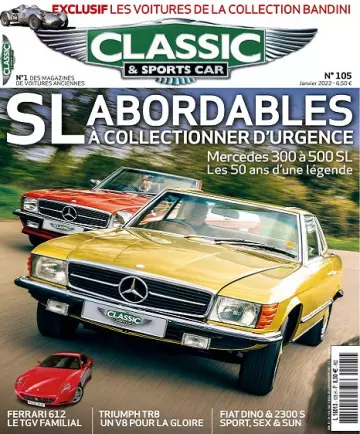 Classic et Sports Car N°105 – Janvier 2022