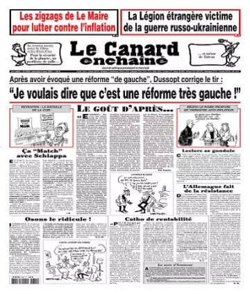 Le Canard Enchaîné N°5339 Du 8 Mars 2023
