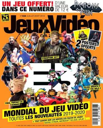 Jeux Vidéo Magazine N°222 – Juillet-Août 2019
