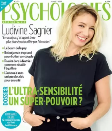 Psychologies Magazine N°423 – Juillet 2021