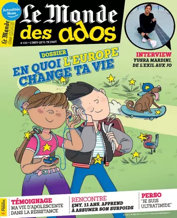 Le Monde Des Ados N°430 Du 15 mai 2019