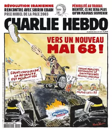 Charlie Hebdo N°1591 Du 18 au 24 Janvier 2023