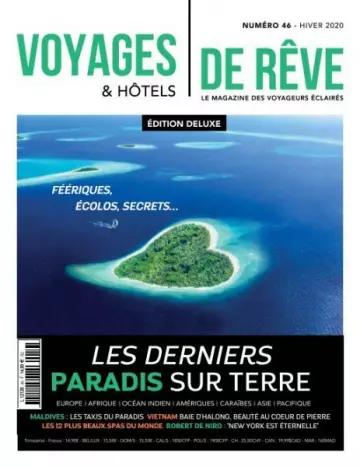 Voyages & Hôtels de rêve - Hiver 2020