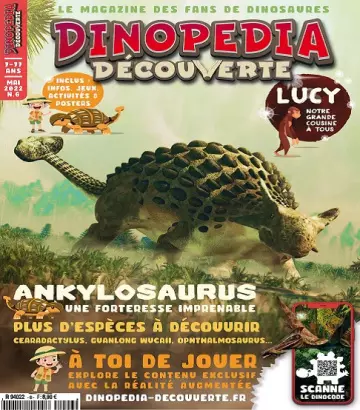 Dinopédia Découverte N°6 – Mai 2022