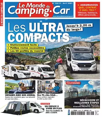 Le Monde Du Camping-Car N°330 – Avril 2021
