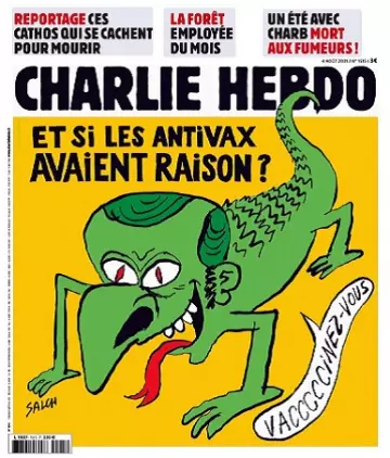 Charlie Hebdo N°1515 Du 4 au 10 Août 2021