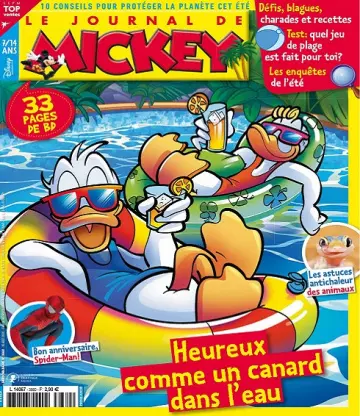 Le Journal De Mickey N°3660 Du 10 au 16 Août 2022
