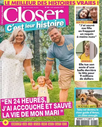 Closer C’est Leur Histoire N°43 – Août-Septembre 2019