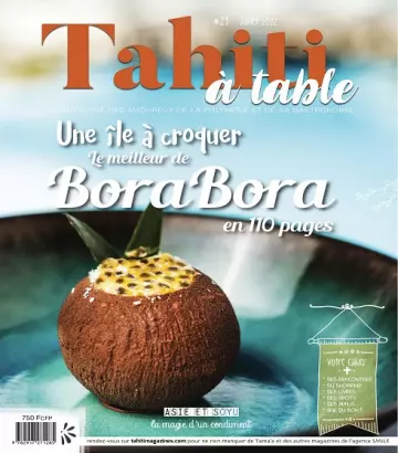 Tahiti à Table N°24 – Juillet 2022