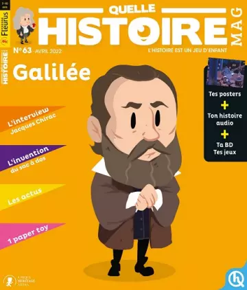 Quelle Histoire Mag N°63 – Avril 2022