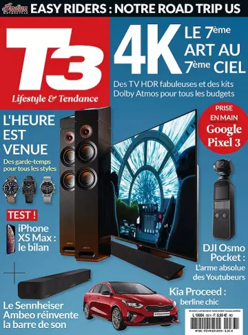 T3 Gadget Magazine N°33 – Février 2019