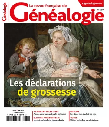 La Revue Française De Généalogie N°259 – Avril-Mai 2022