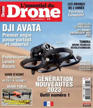 L’Essentiel Du Drone N°23 – Octobre-Décembre 2022