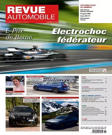 Revue Automobile N°26 Du 27 Juin 2019