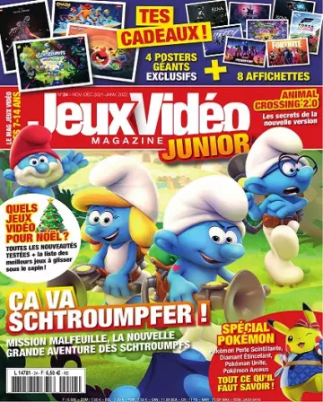Jeux Vidéo Magazine Junior N°24 – Novembre 2021-Janvier 2022