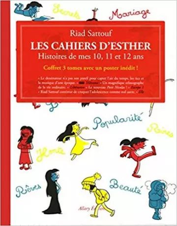 Les cahiers d'Esther - Coffret 1-2-3