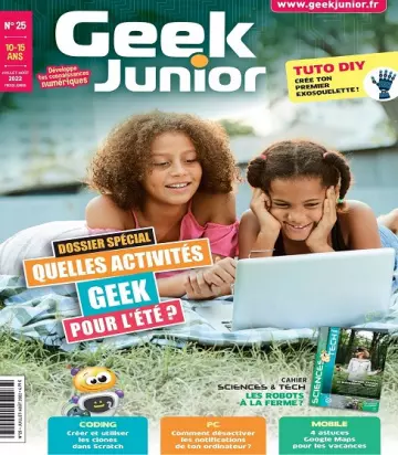 Geek Junior N°25 – Juillet-Août 2022