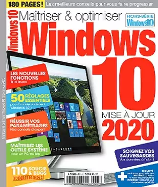 Windows 10 Pratique Hors Série N°2 – 10 Mise à Jour 2020