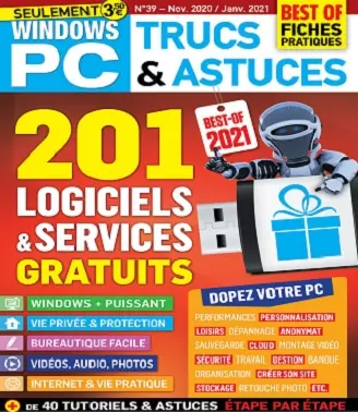 Windows PC Trucs et Astuces N°39 – Novembre 2020-Janvier 2021