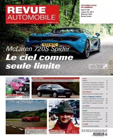 Revue Automobile N°35 Du 29 Août 2019