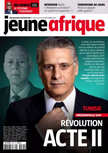 Jeune Afrique N°3063 - 22 au 28 Septembre 2019