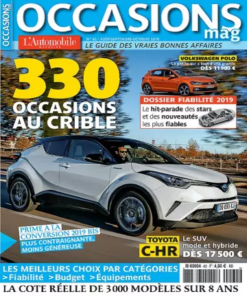 L’Automobile Occasions Mag N°62 – Août-Octobre 2019