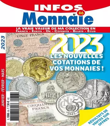 Infos Monnaie N°86 – Janvier-Mars 2023