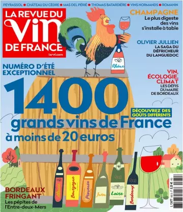 La Revue Du Vin De France N°662 – Juillet-Août 2022