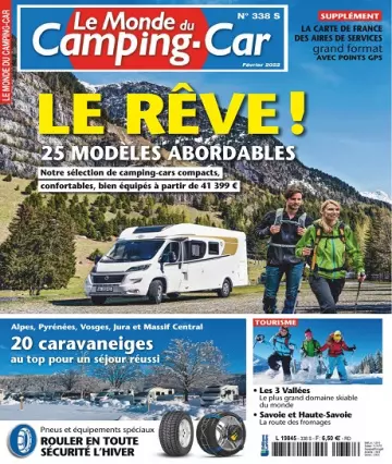 Le Monde Du Camping-Car N°338 – Février 2022