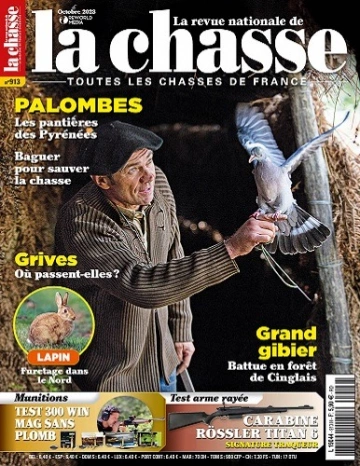 La Revue Nationale De La Chasse N°913 – Octobre 2023