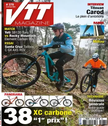 VTT Magazine N°378 – Avril-Mai 2023