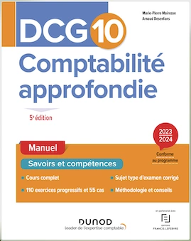 DCG 10 - 5ème Edition Comptabilité approfondie 2023/2024