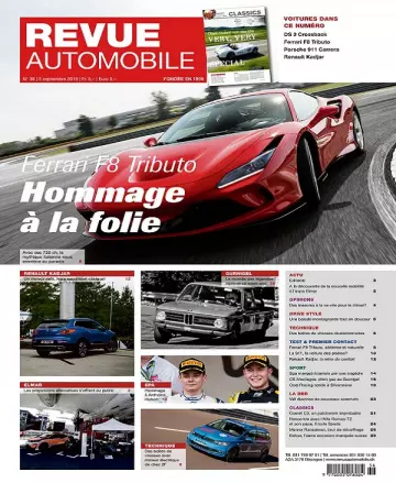 Revue Automobile N°36 Du 5 Septembre 2019