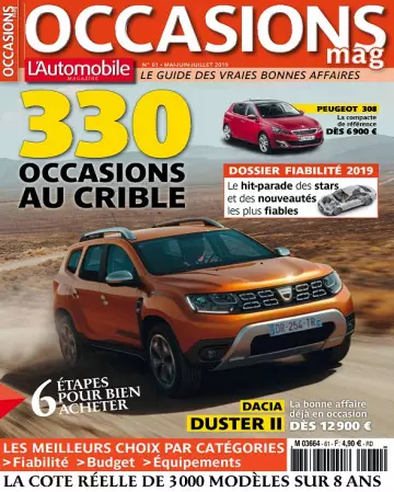 L’Automobile Occasions Mag N°61 – Mai-Juillet 2019