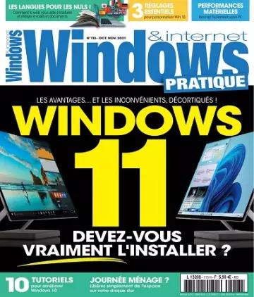 Windows et Internet Pratique N°113 – Octobre-Novembre 2021