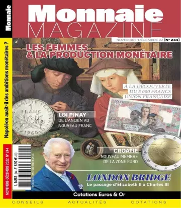 Monnaie Magazine N°244 – Novembre-Décembre 2022