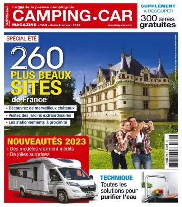 Camping-Car Magazine N°354 – Août-Septembre 2022