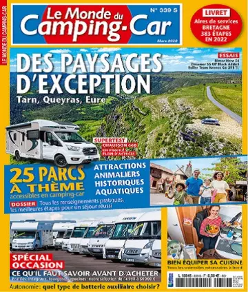 Le Monde Du Camping-Car N°339 – Mars 2022