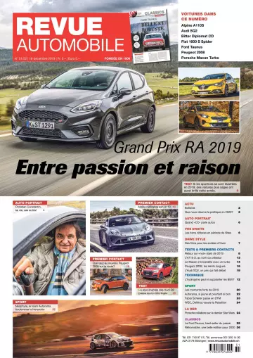 Revue Automobile – 19 Décembre 2019