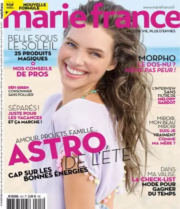 Marie France N°313 – Août 2022