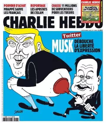 Charlie Hebdo N°1580 Du 2 au 8 Novembre 2022
