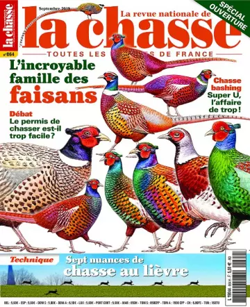 La Revue Nationale De La Chasse N°864 – Septembre 2019