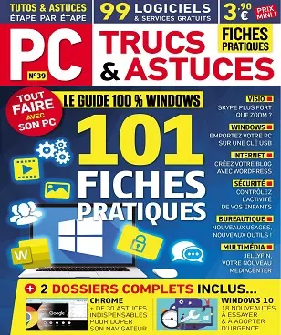 PC Trucs et Astuces N°39 – Juin-Août 2020