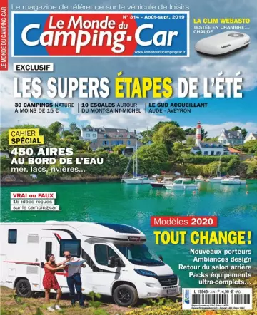 Le Monde Du Camping-Car N°314 – Août 2019