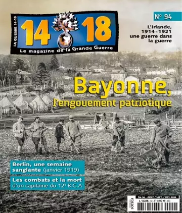 Le Magazine De La Grande Guerre 14-18 N°94 – Août-Octobre 2021
