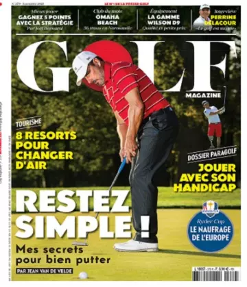 Golf Magazine N°379 – Novembre 2021