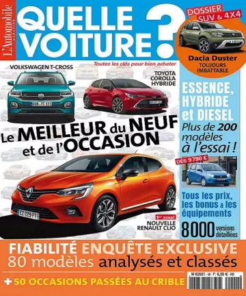 L’Automobile Magazine Quelle Voiture N°48 – Juillet-Septembre 2019