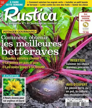 Rustica N°2727 Du 1er au 7 Avril 2022